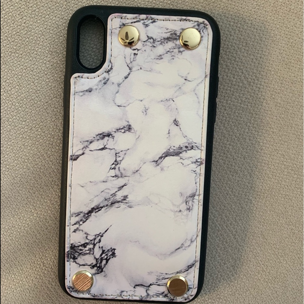 Marble Wallet Case- Iphone XR